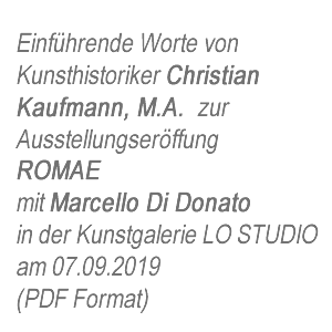 Laudatio Christian Kaufmann, 7. September 2019
